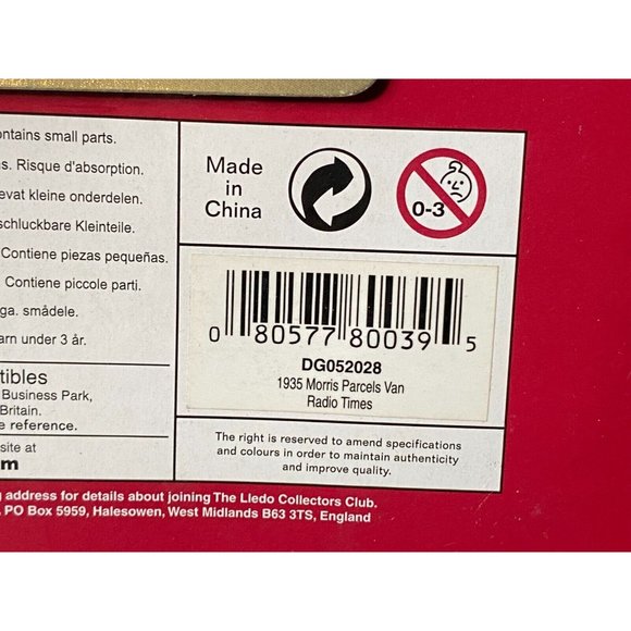 Lledo Collectors Guild DG052028 1935 Morris Parcels Van - Radio Times Christmas - Picture 16 of 16